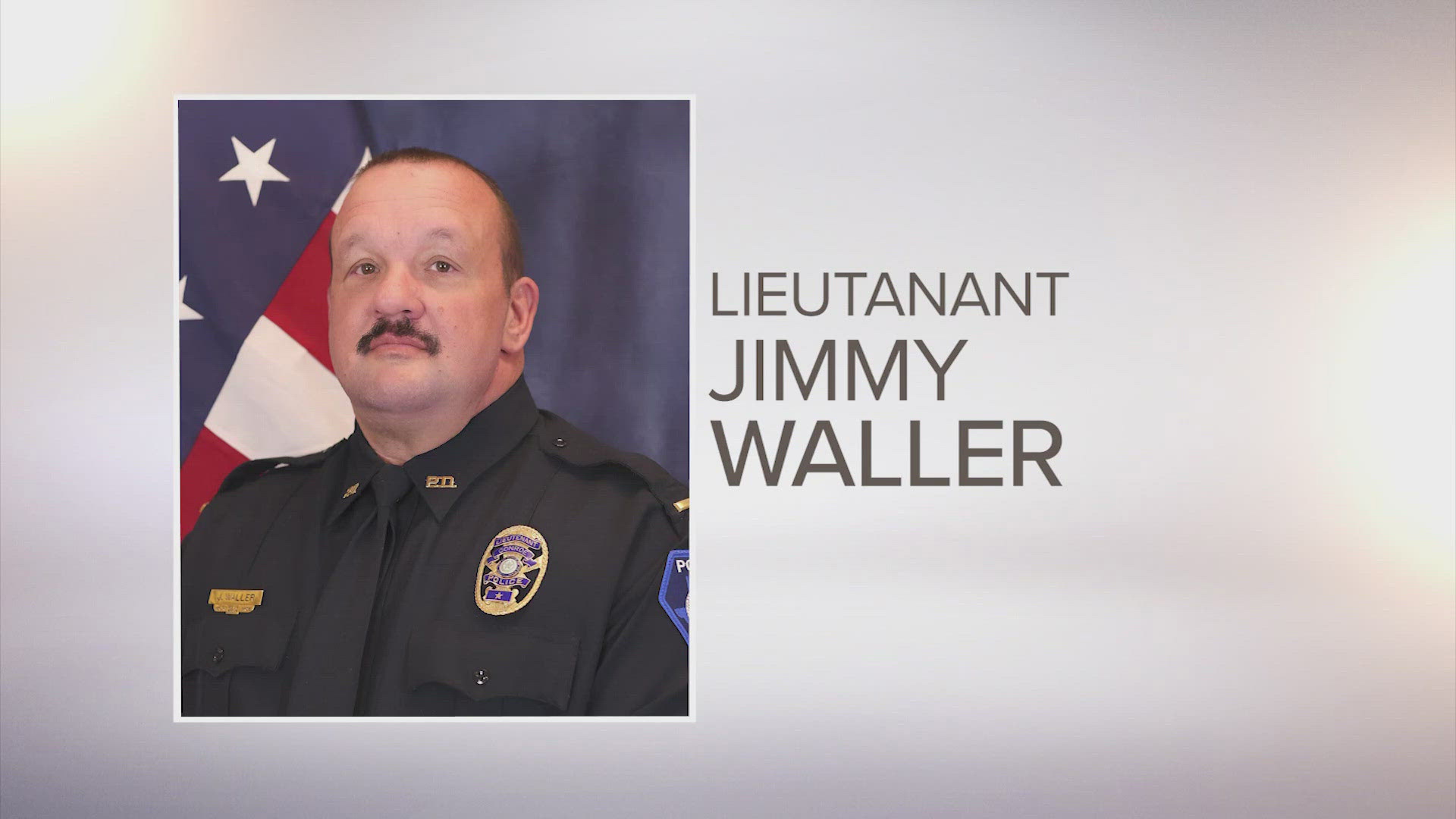 Lt. Jimmy Waller and his wife were both injured in the tornado that happened in Trinity County on Sunday, April 28.