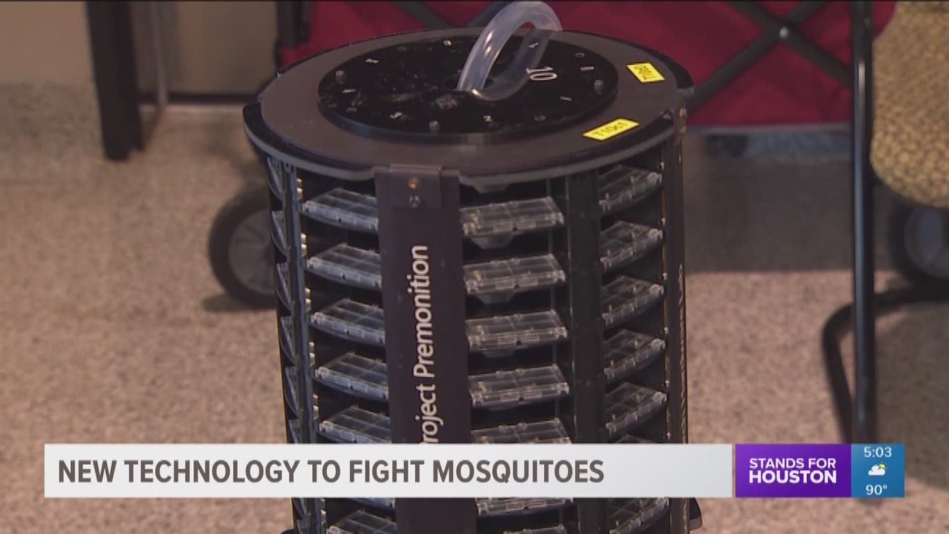 At a press conference, the Harris County Office of Emergency Management showed off new technology and traps they're using to detect mosquitoes with Zika and West Nile. 