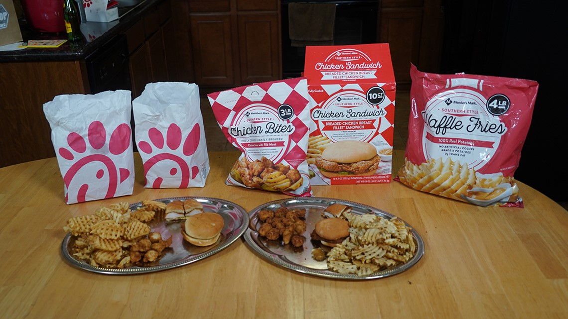 ChickFilA vs. Sam's Club chicken sandwich