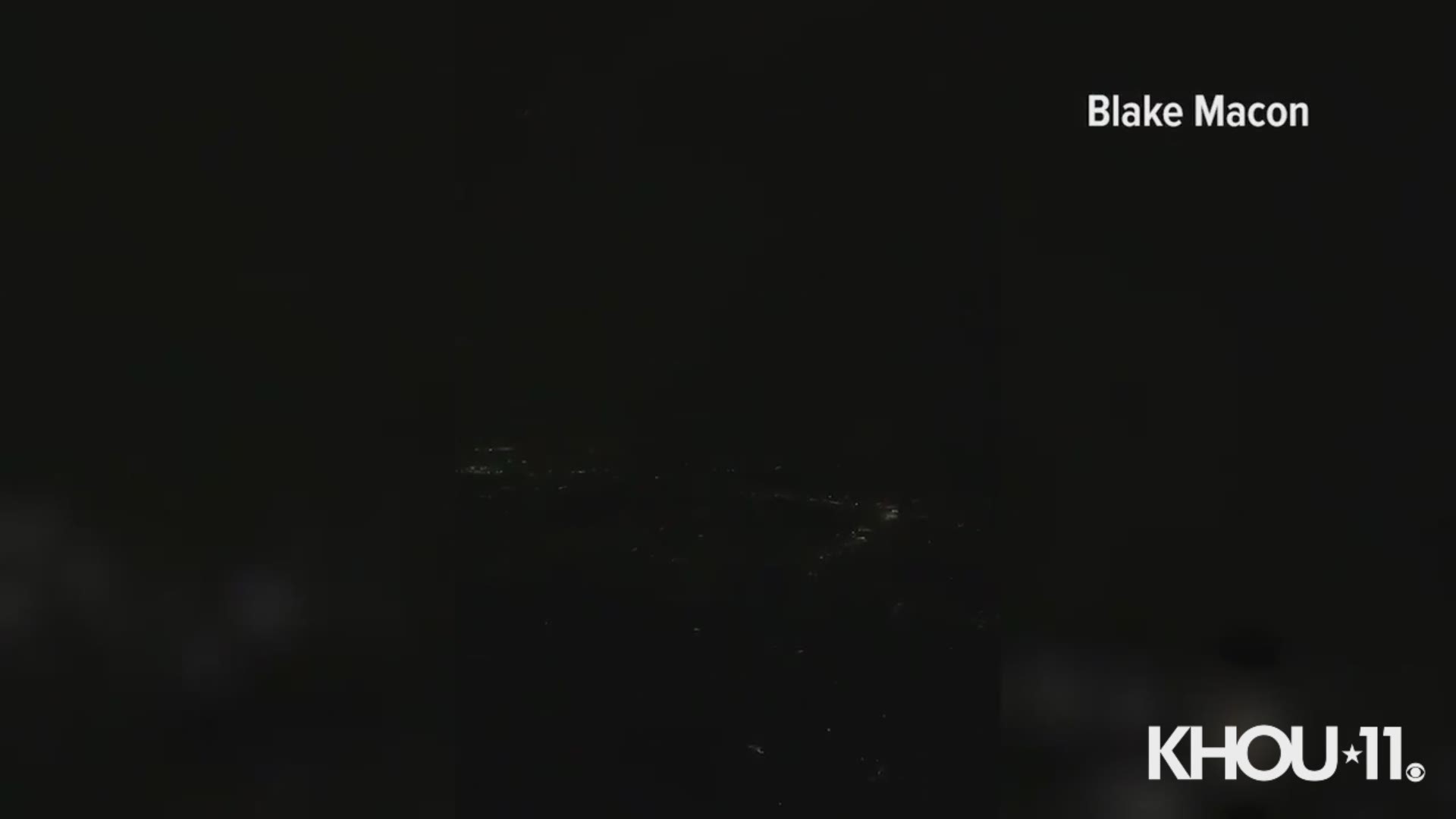 This video is just crazy! Blake Macon was flying into Austin from Dallas-Fort Worth Sunday night and caught all this lightning!