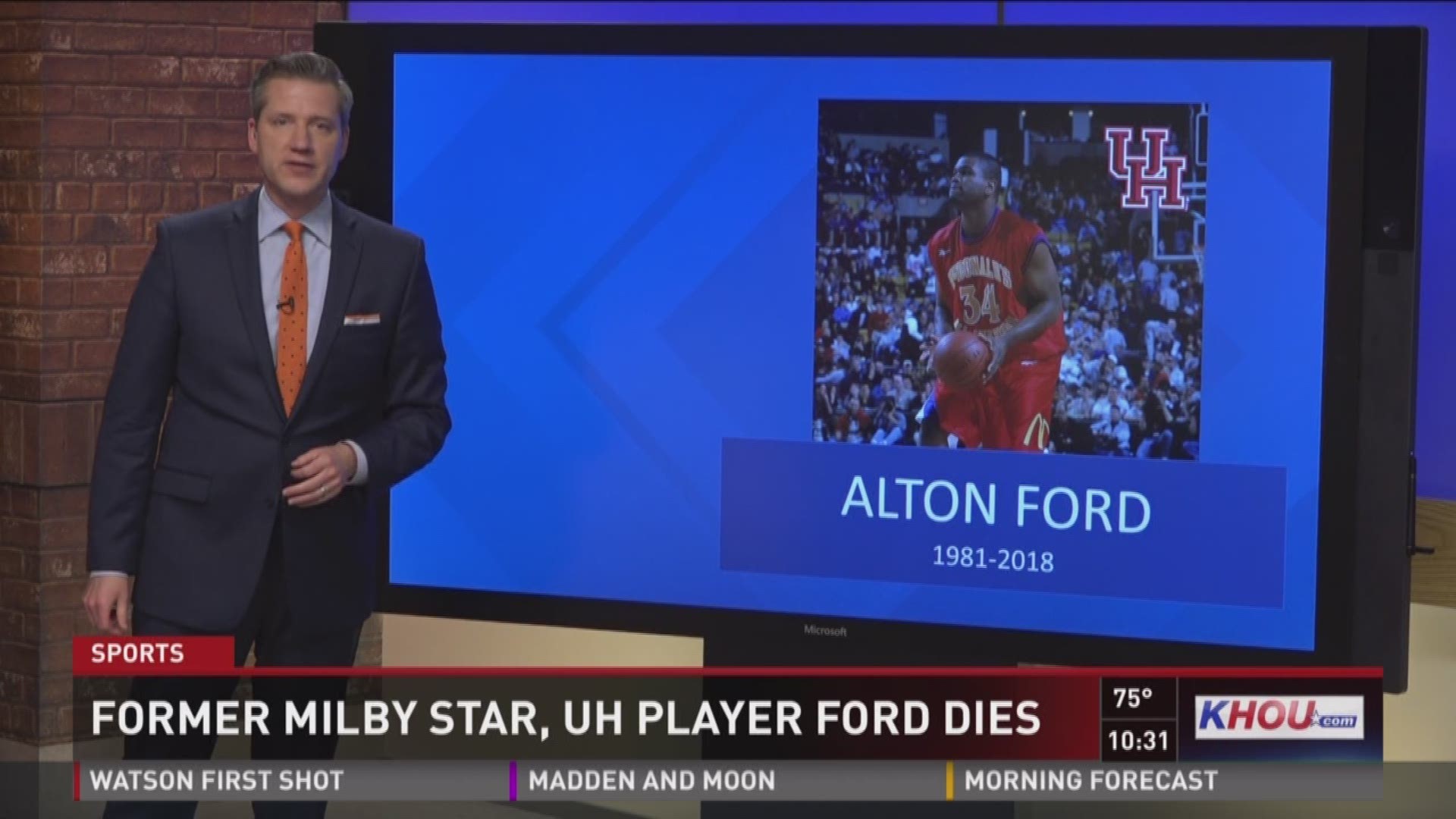 Former UH, Rockets player Alton Ford dies | khou.com