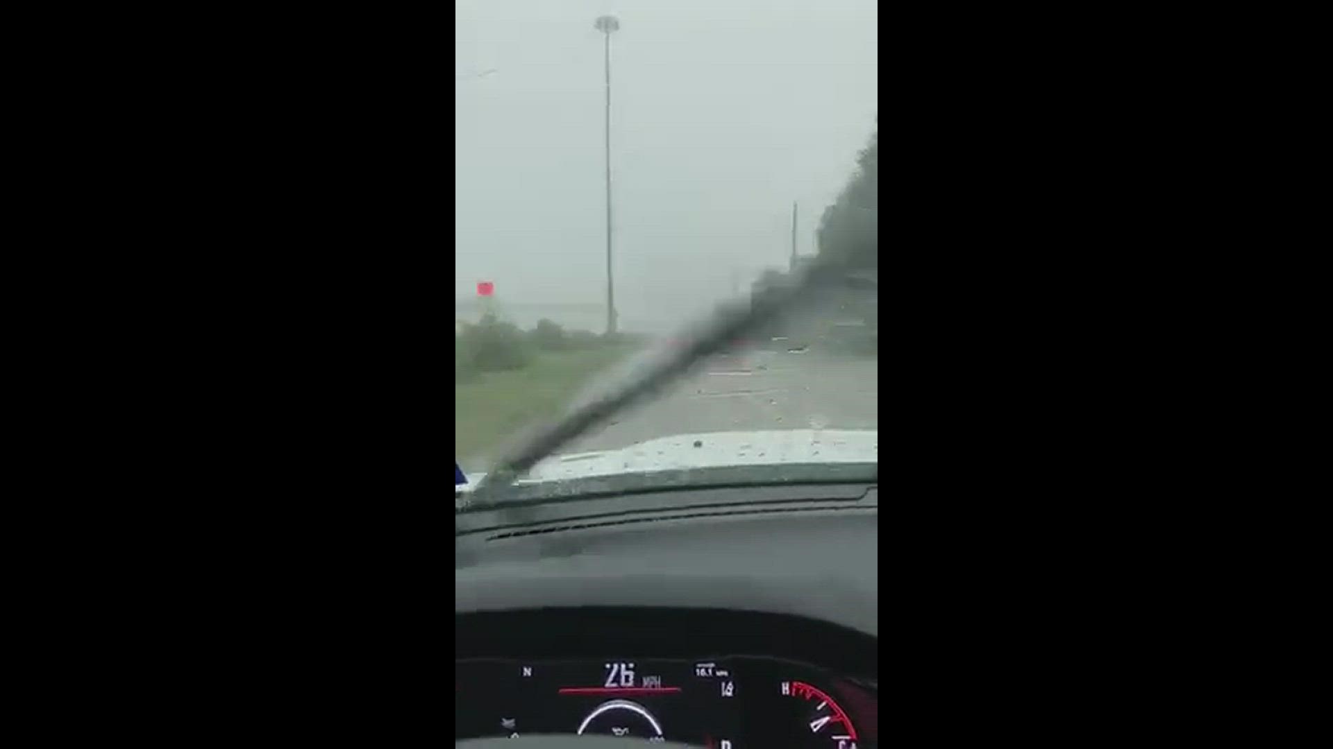 The start of the drenching, most appreciated wet stuff.
Credit: Geoff Rhodes