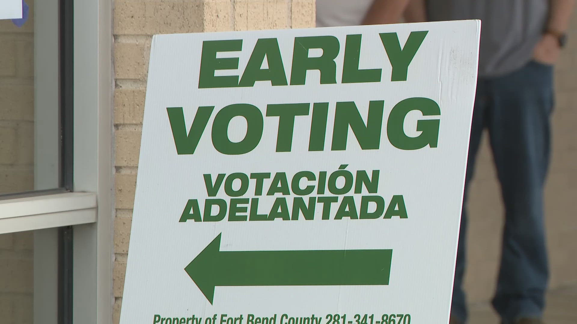 Day two of early voting is underway, and in Fort Bend County, a record was set at the polls on the first day of early voting with more than 32,000 ballots cast.