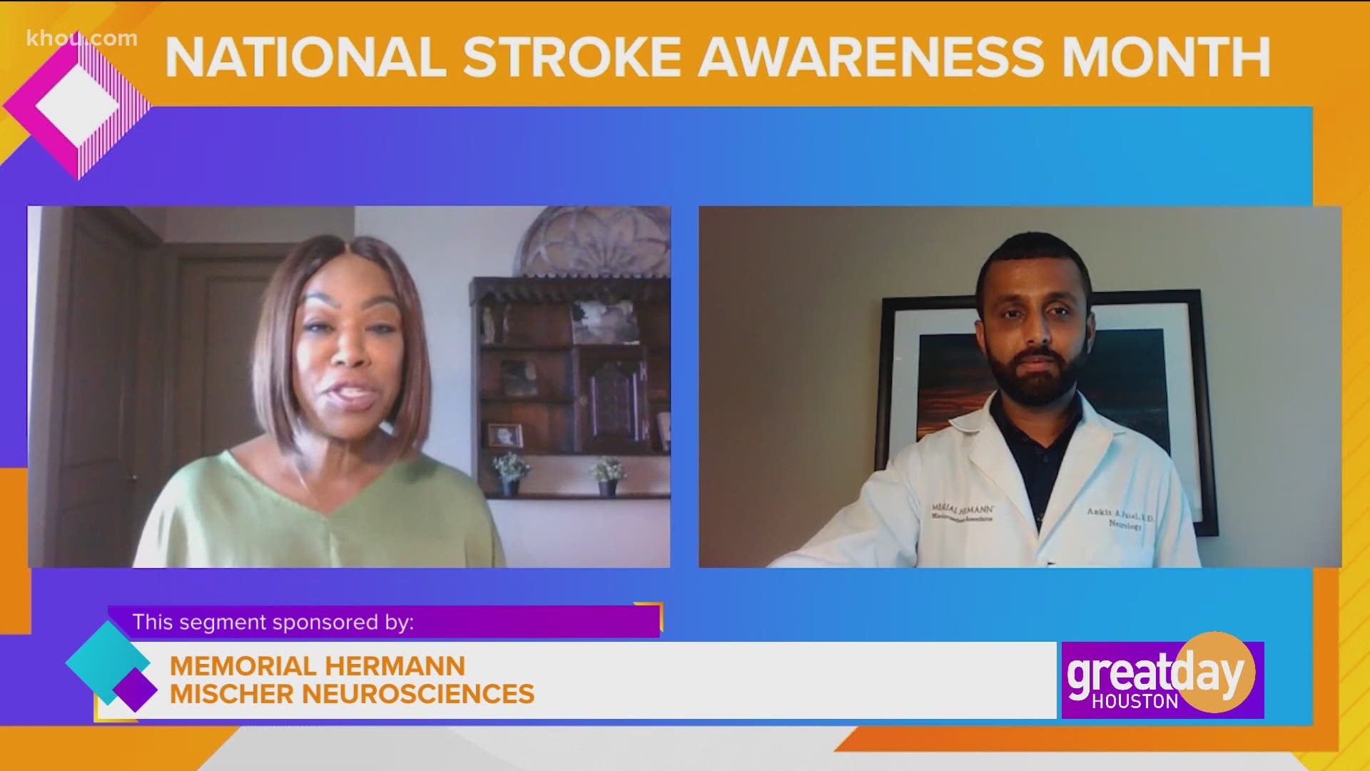 Dr. Ankit Patel, Stoke Medical Director at Memorial Hermann Katy, discusses signs of a stroke and what you can do to help reduce your risk of having one.