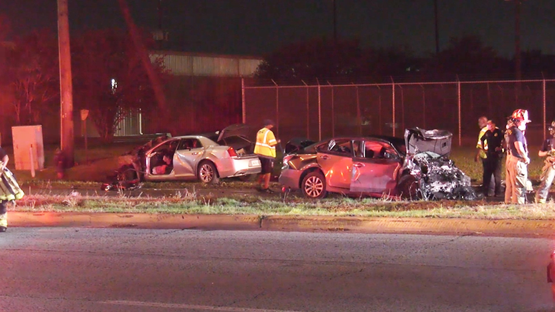 N. Wayside headon crash on Sunday night in east Houston
