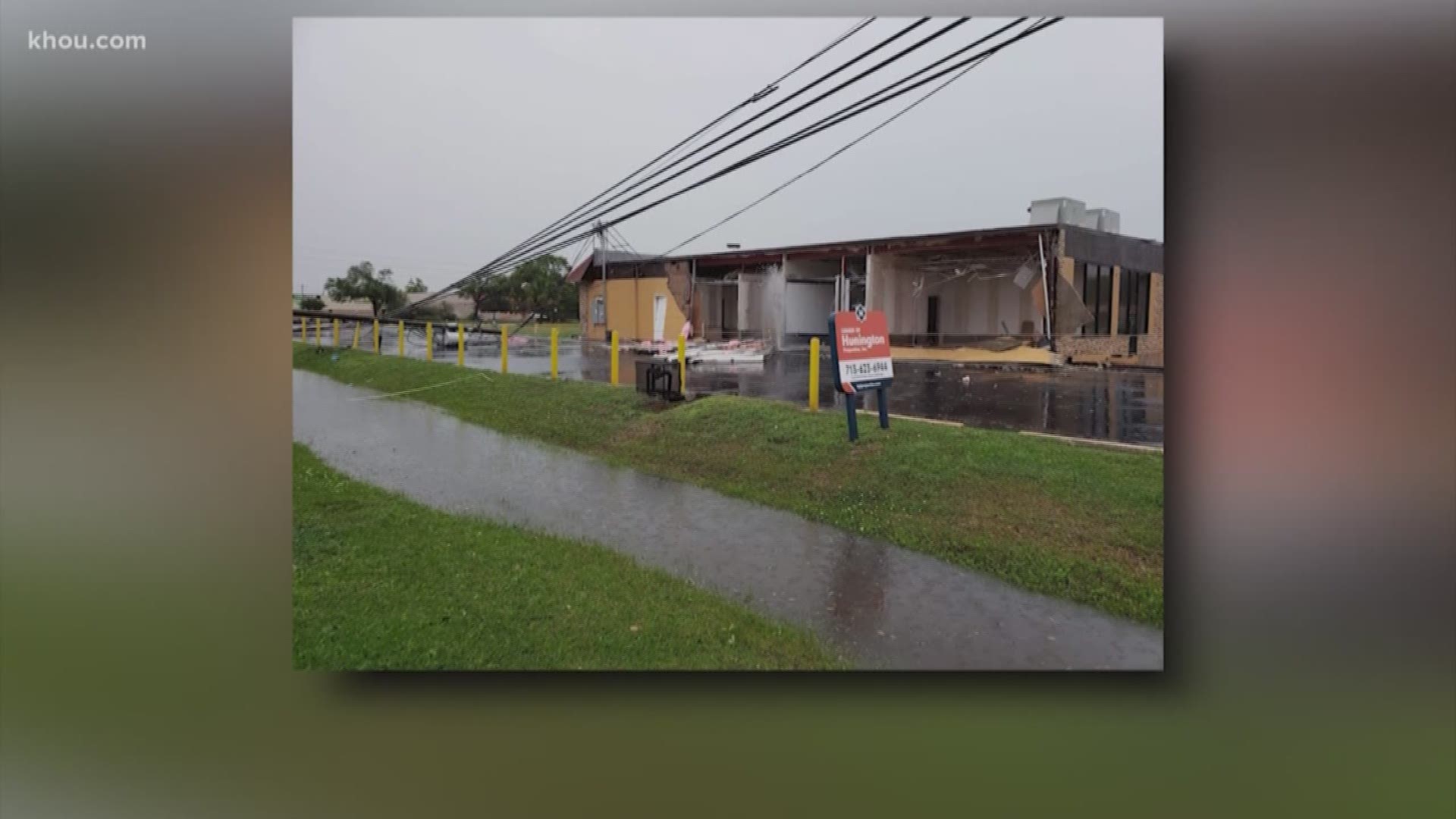 The National Weather Service confirms that some of the damage from Sunday's storms was caused by a tornado. The EF-1 tornado touched down in Pasadena.