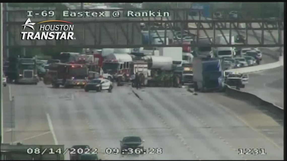 Lalu lintas Houston, Texas: SB I-69 di Rankin ditutup setelah kecelakaan