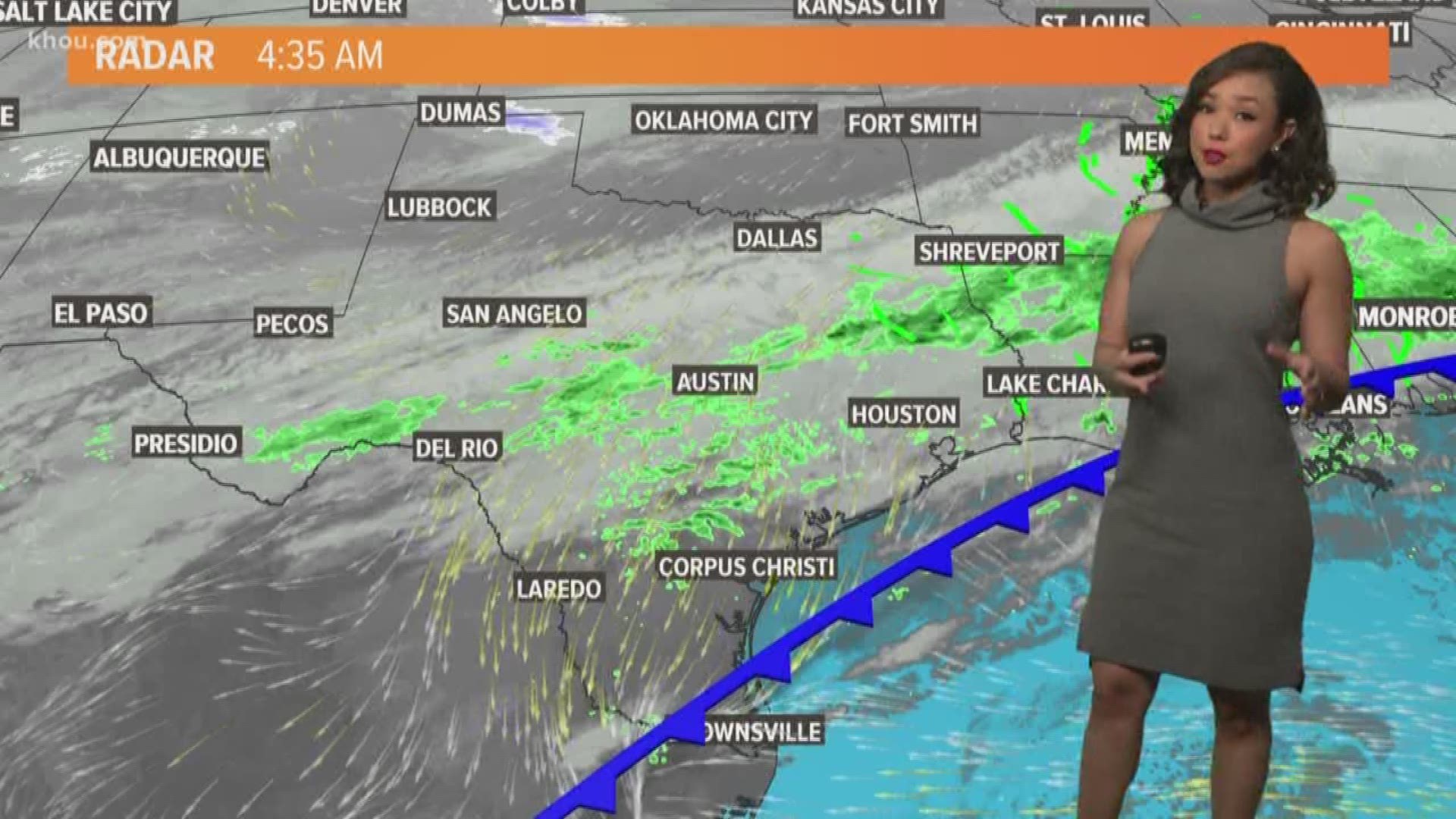 Cooler temperatures settling in with lingering rain chances
