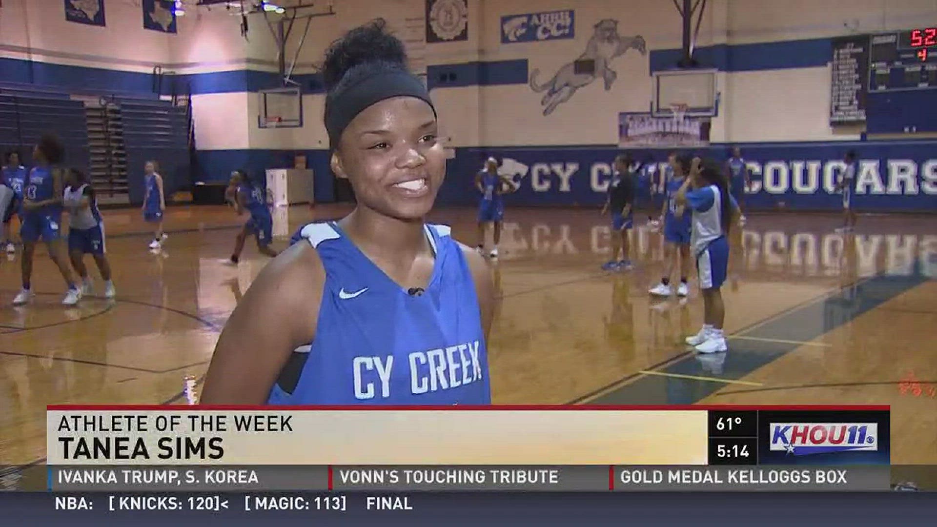 Our Athlete of the Week has definitely got game and a big personality to match. Her teammates wouldn't have it any other way. Daniel Gotera takes us to Cy-Creek High School.