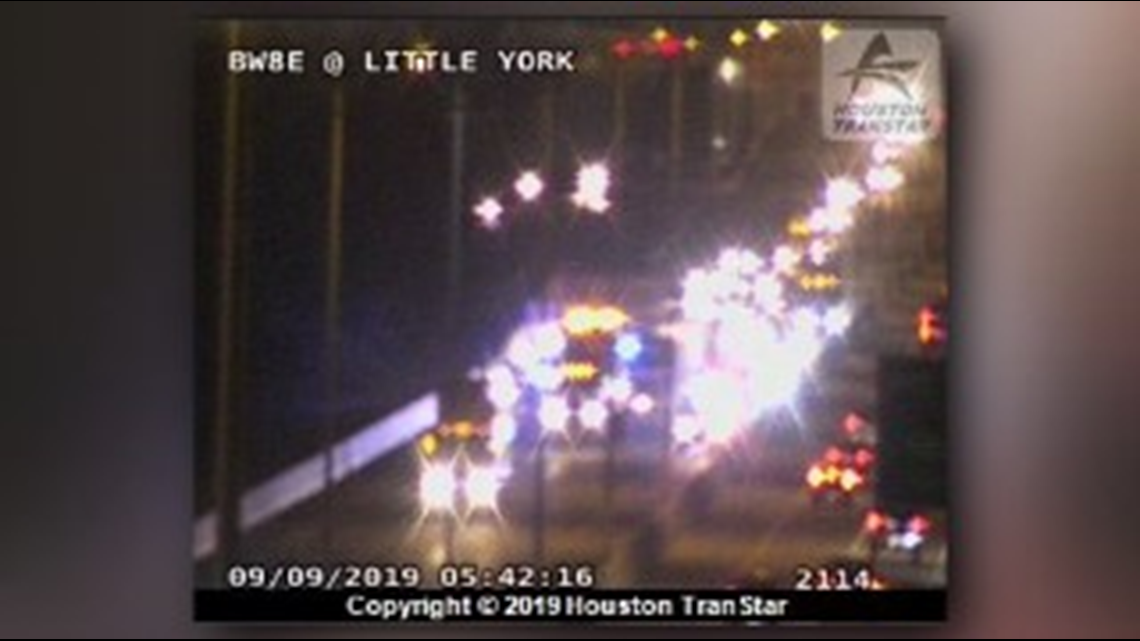 Pedestrian killed on Beltway 8 in northeast Harris County