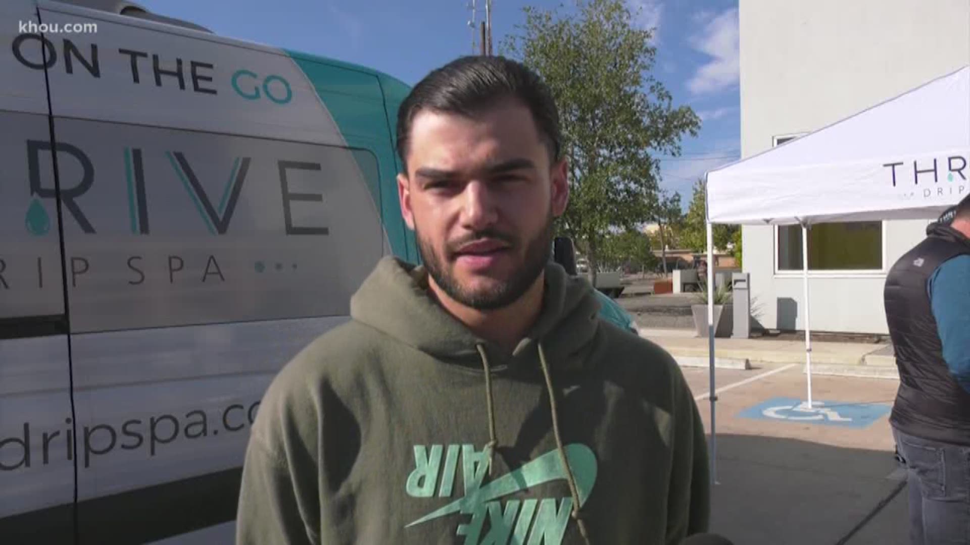 Houston Astros pitcher lance McCullers hit a home run with his turkey giveaway at the Big Brothers Big Sisters headquarters in Houston.