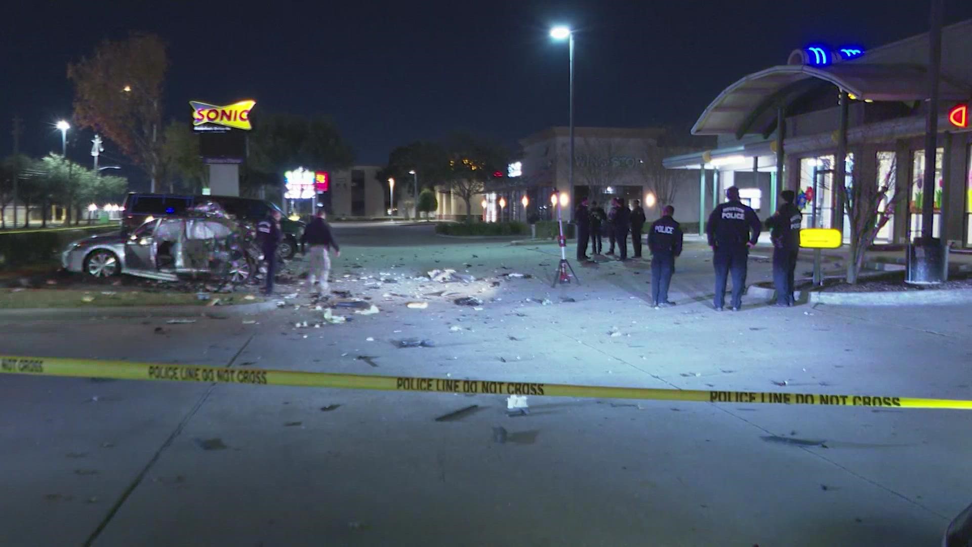 The explosion happened outside a Sonic restaurant. One person was injured, but it could have been much worse.