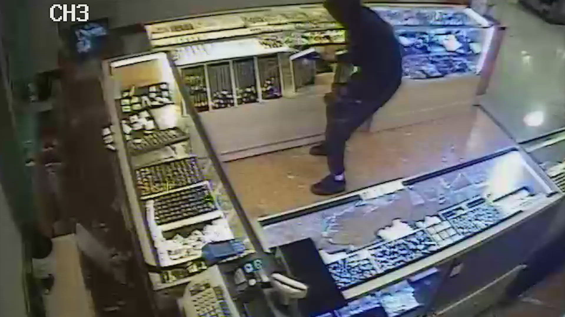 Police just released another angle of the crime that happened at an H-E-B store Monday.  Anyone with information is urged to call League City Police at 281-332-2566