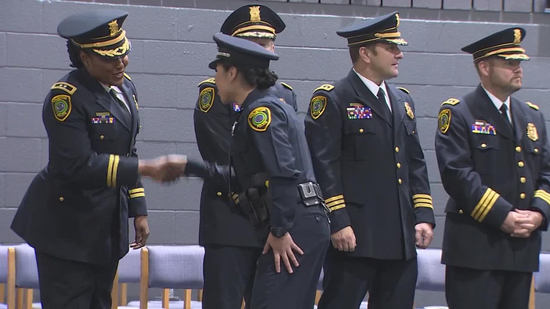 HPD graduates 61 new recruits in effort to fight crime | khou.com