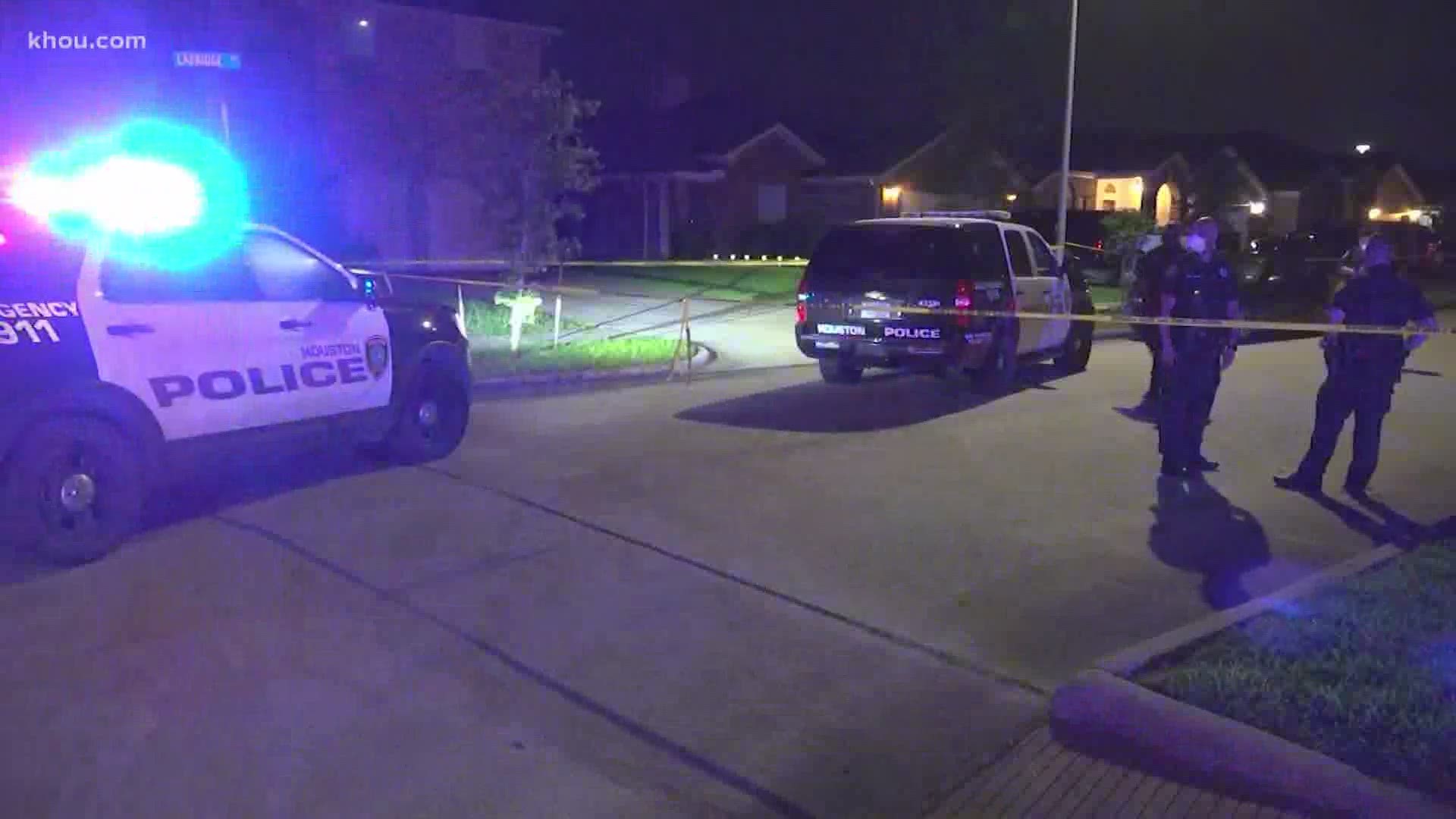 Three Houston police officers were involved in a fatal shooting that left a 38-year-old man dead outside a southeast Houston home overnight.