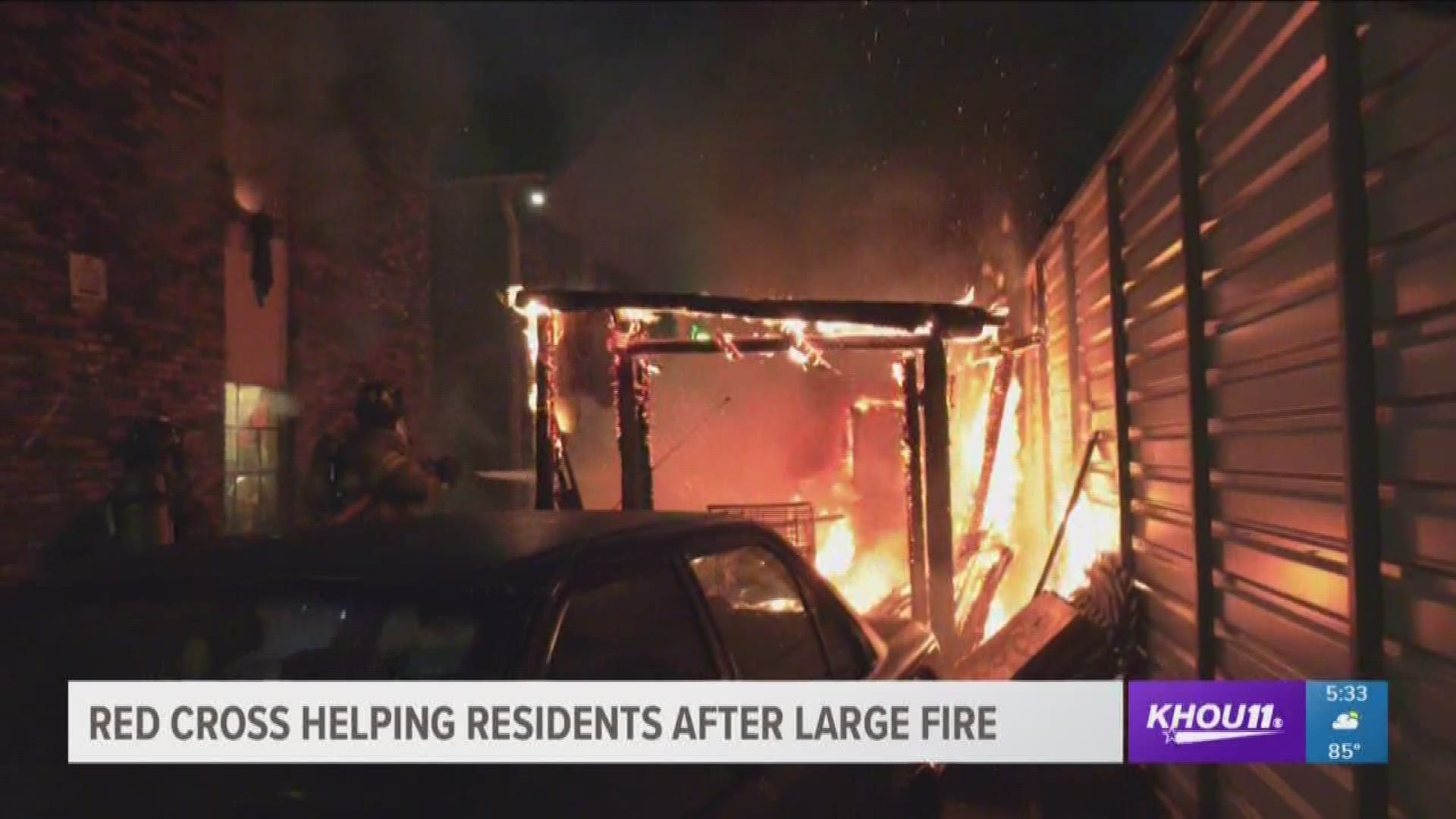 Red Cross helping residents after large fire in southwest Houston ...
