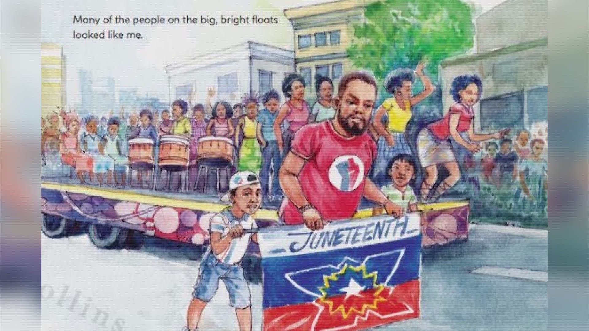A brand new children's picture book captures the celebration of Juneteenth through the eyes of a child.