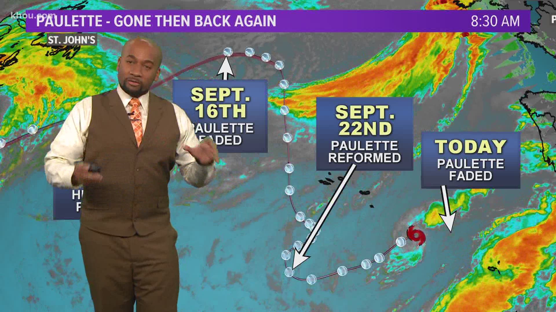 More than a week after hitting Bermuda as a hurricane, Paulette has come back to life as a "zombie tropical storm." Seriously.