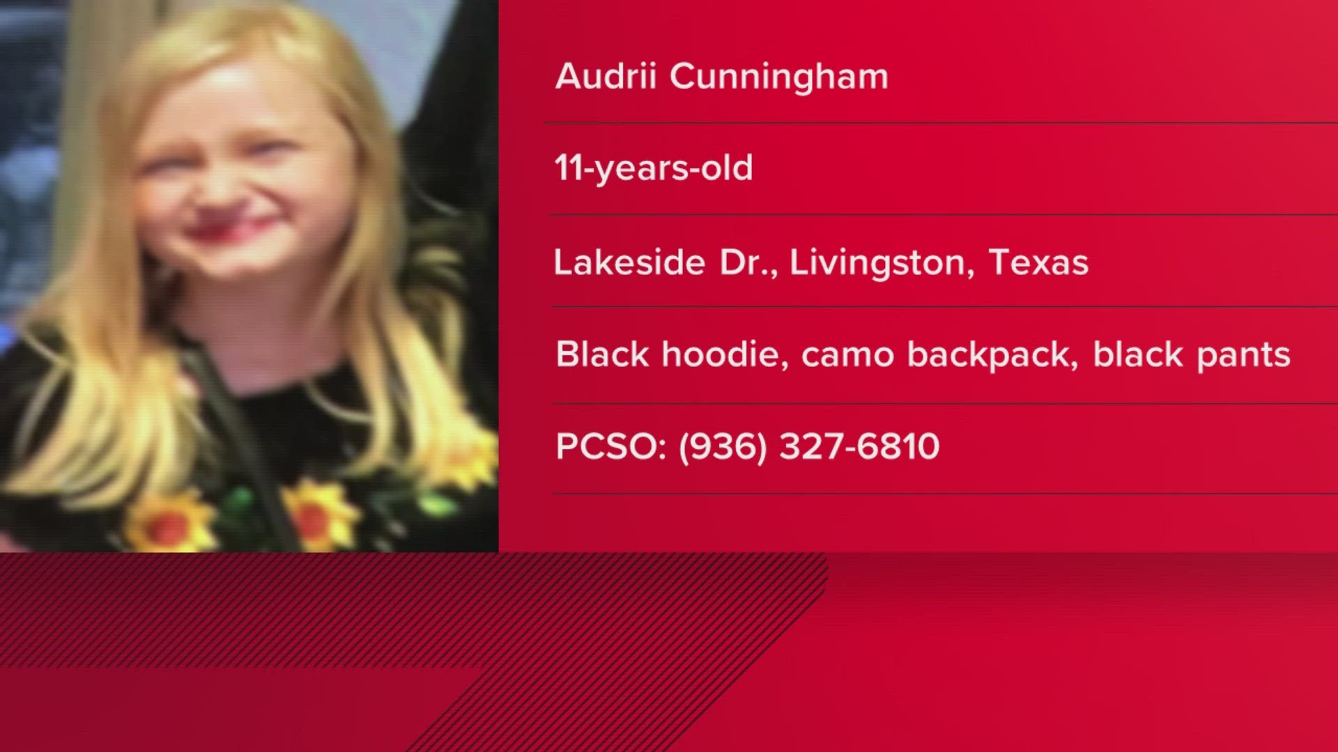 AMBER Alert issued for 11-year-old Livingston girl♌ Descubra a emoção ...