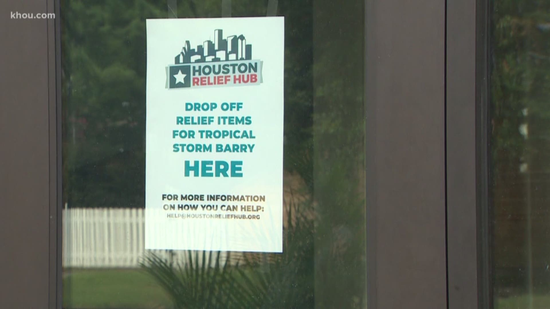 We don’t know yet the extent of what Tropical Storm Barry’s damage will be, but Houstonians are already stepping up to help: Houston Relief Hub has now activated their donation center.