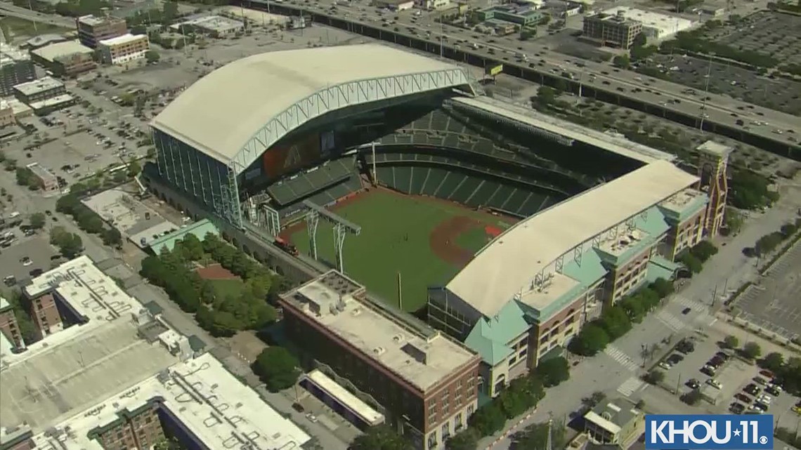 New grass at Minute Maid Park ahead of homestand to close out regular season