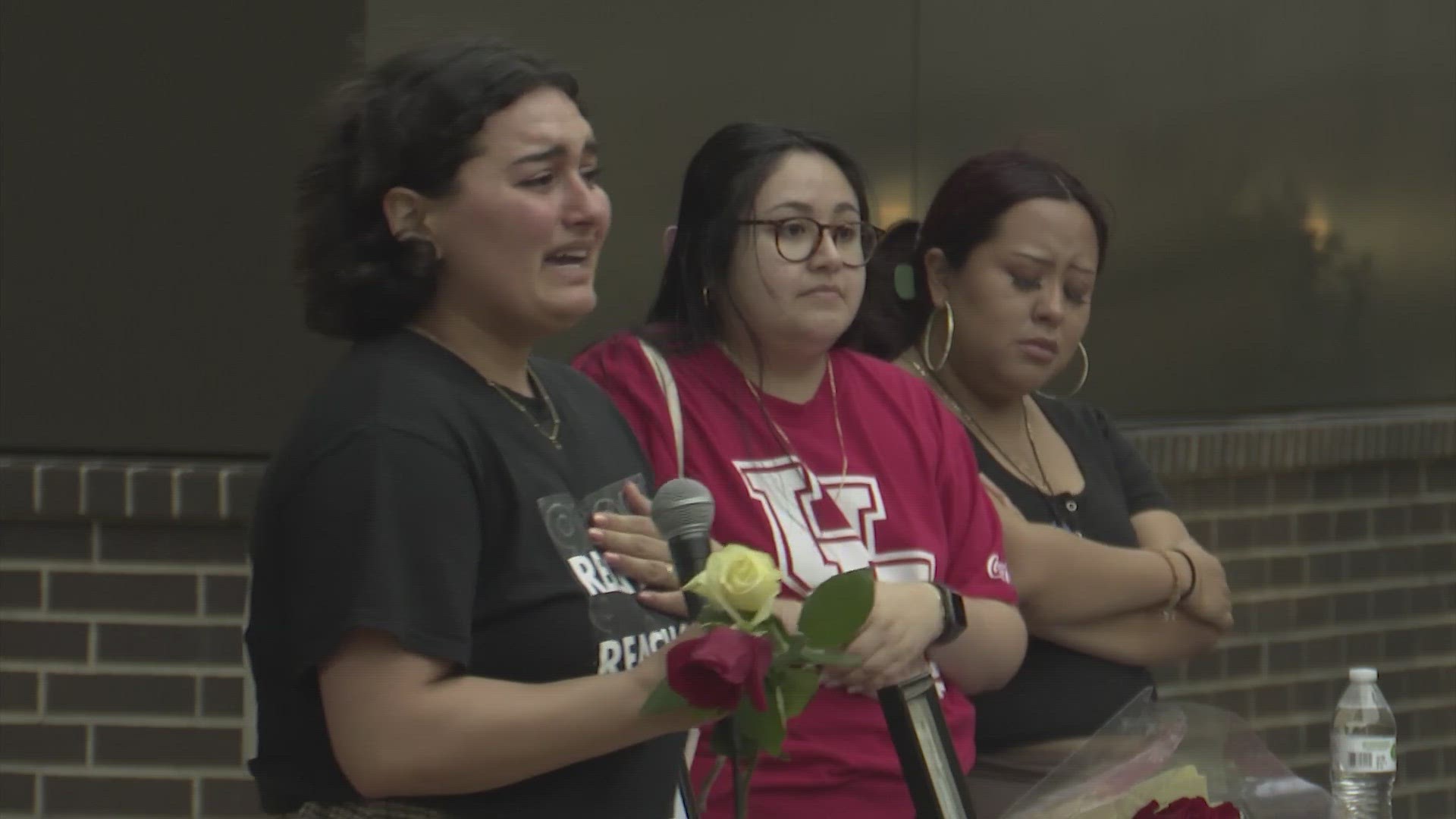 Tyler Medina’s family spoke at a vigil held Thursday night. His sisters remembered him as a sweet teen who took every opportunity to brighten someone's day.