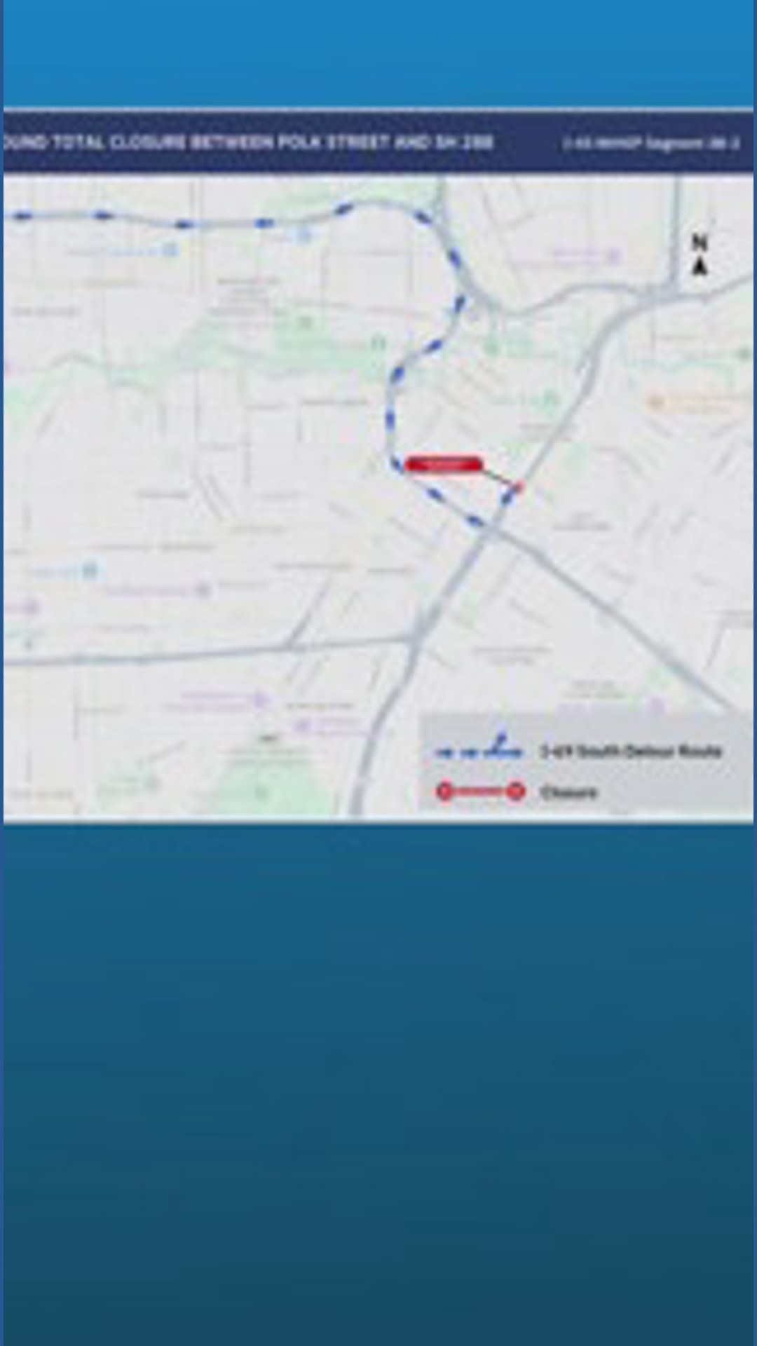 I-69 southbound closed near downtown for bridge demolition | khou.com