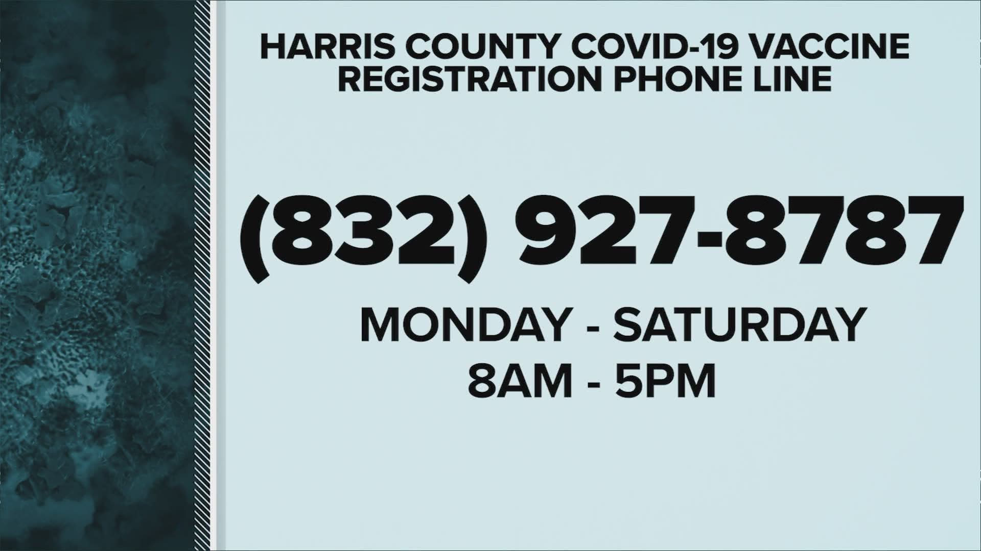 Here are some tips on how to get registered for the COVID-19 vaccine in Harris County as well as surrounding counties.
