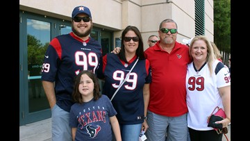 jj watt game worn jersey