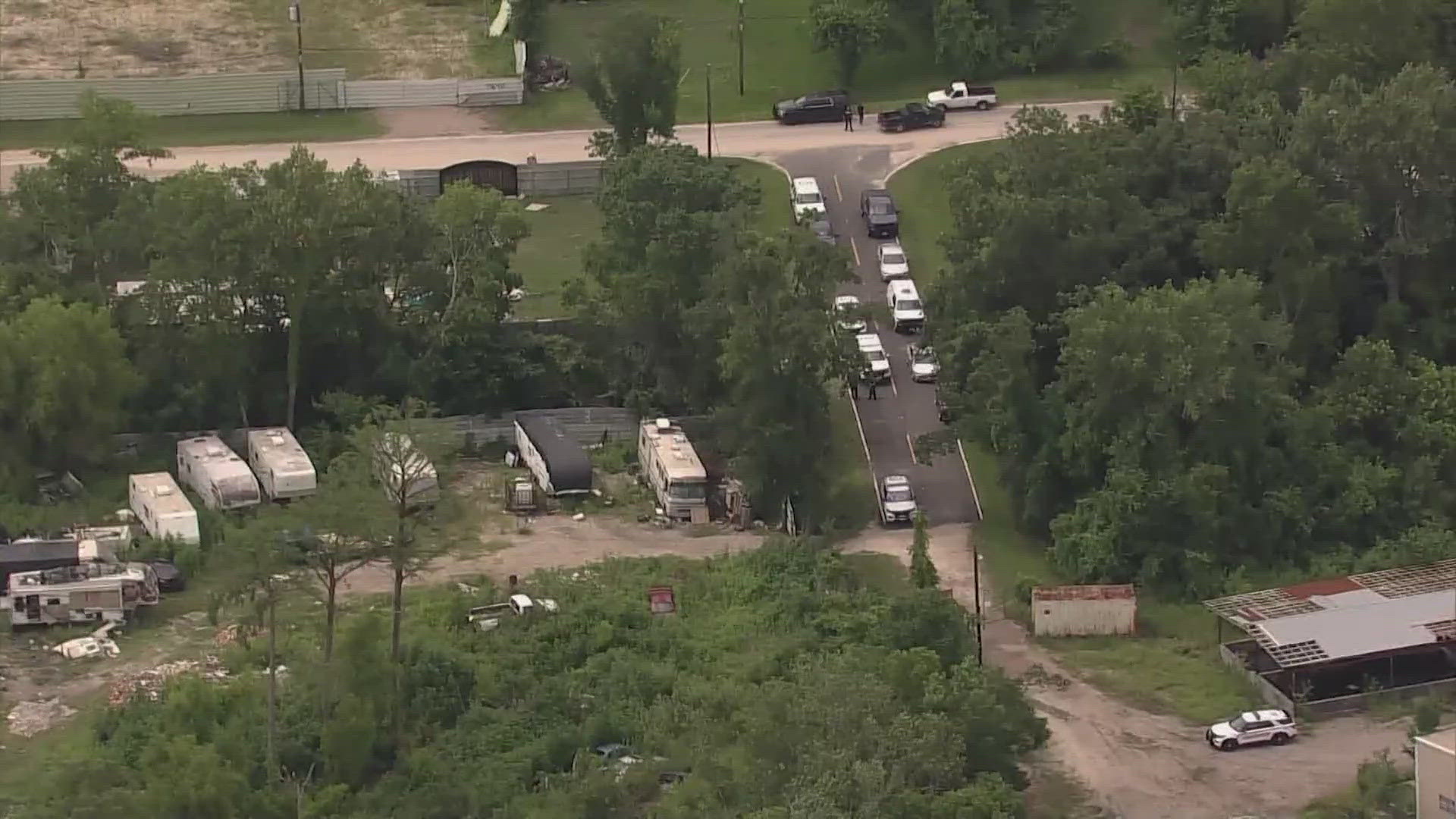 Deputies are investigating the death of a man found at an abandoned construction site in northeast Harris County, according to Sheriff Ed Gonzalez.