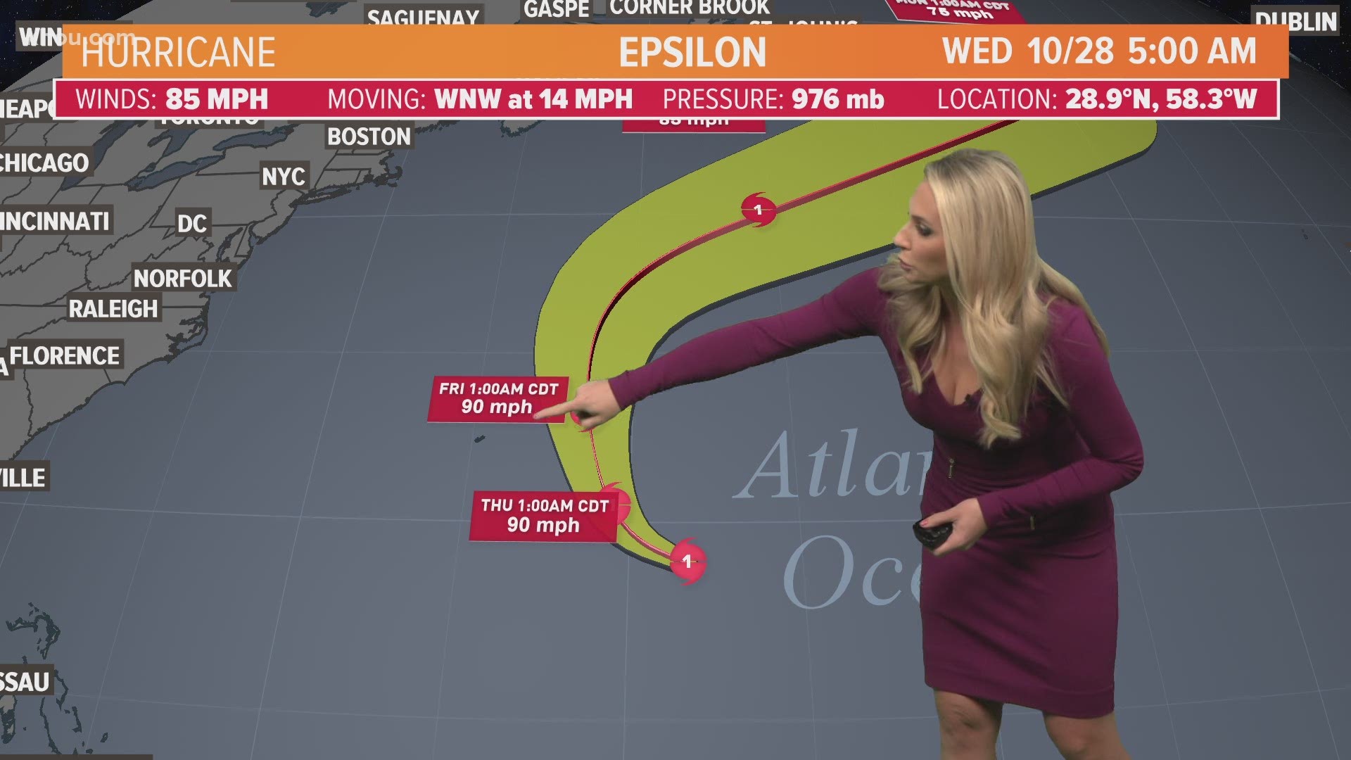 Meteorologist Chita Craft has a quick look at the tropics and Houston's weather forecast