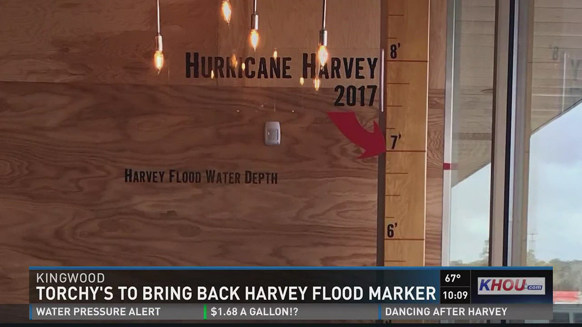 A flood gage installed inside a Kingwood Torchy's Tacos to memorialize Hurricane Harvey turned into a point of pride for the local community, which is why when the restaurant abruptly removed it, patrons took offense.
