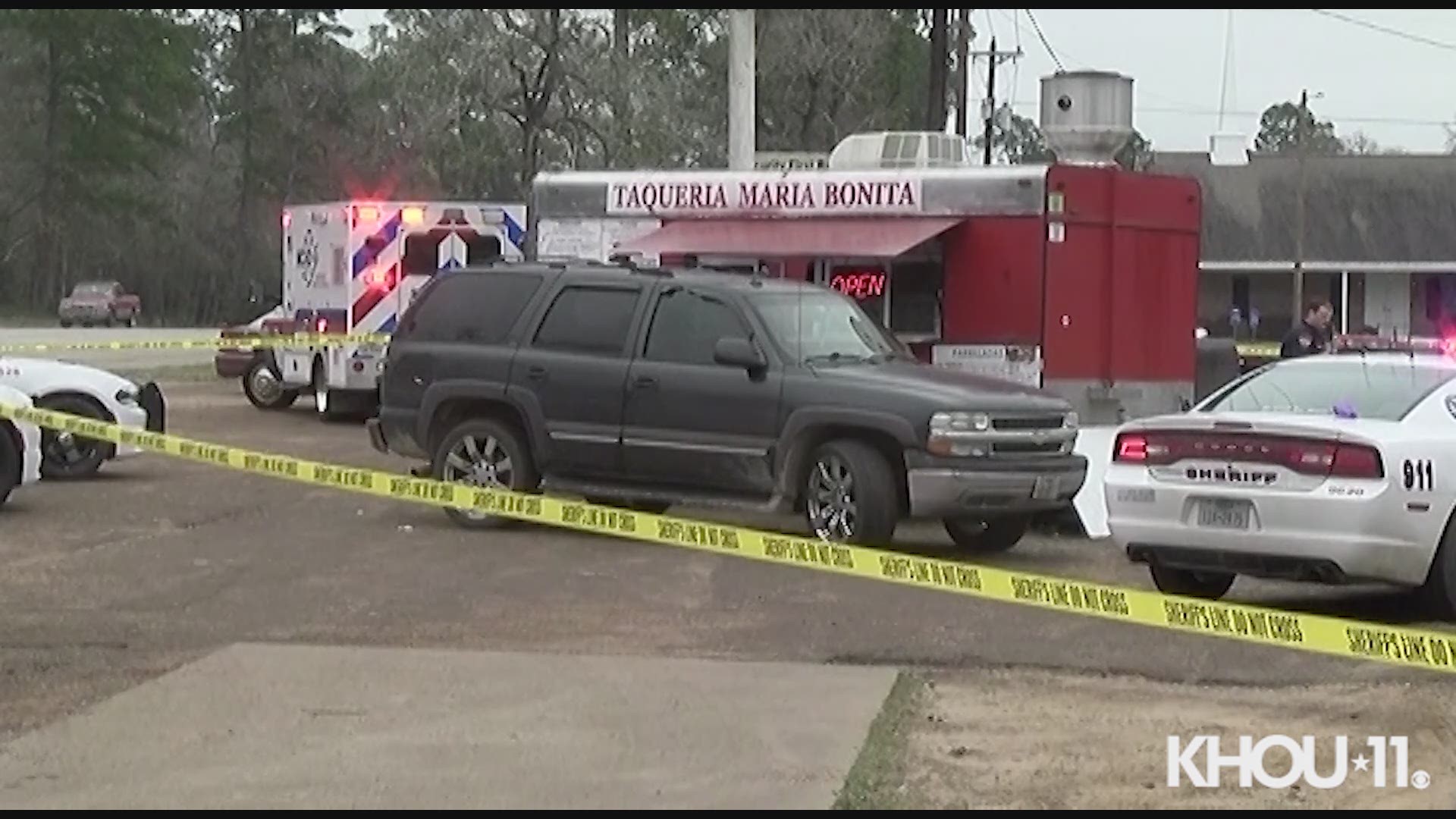 A man was shot to death at a taco stand Saturday morning in Montgomery County, the sheriff's office confirms.