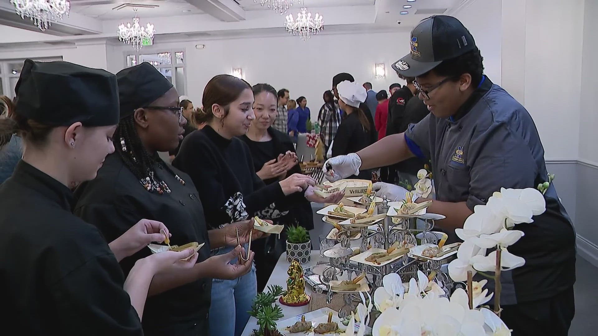 Students put their best dishes forward in the Taste of ProStart Houston. Eight different school districts competed to be part of the championship weekend.