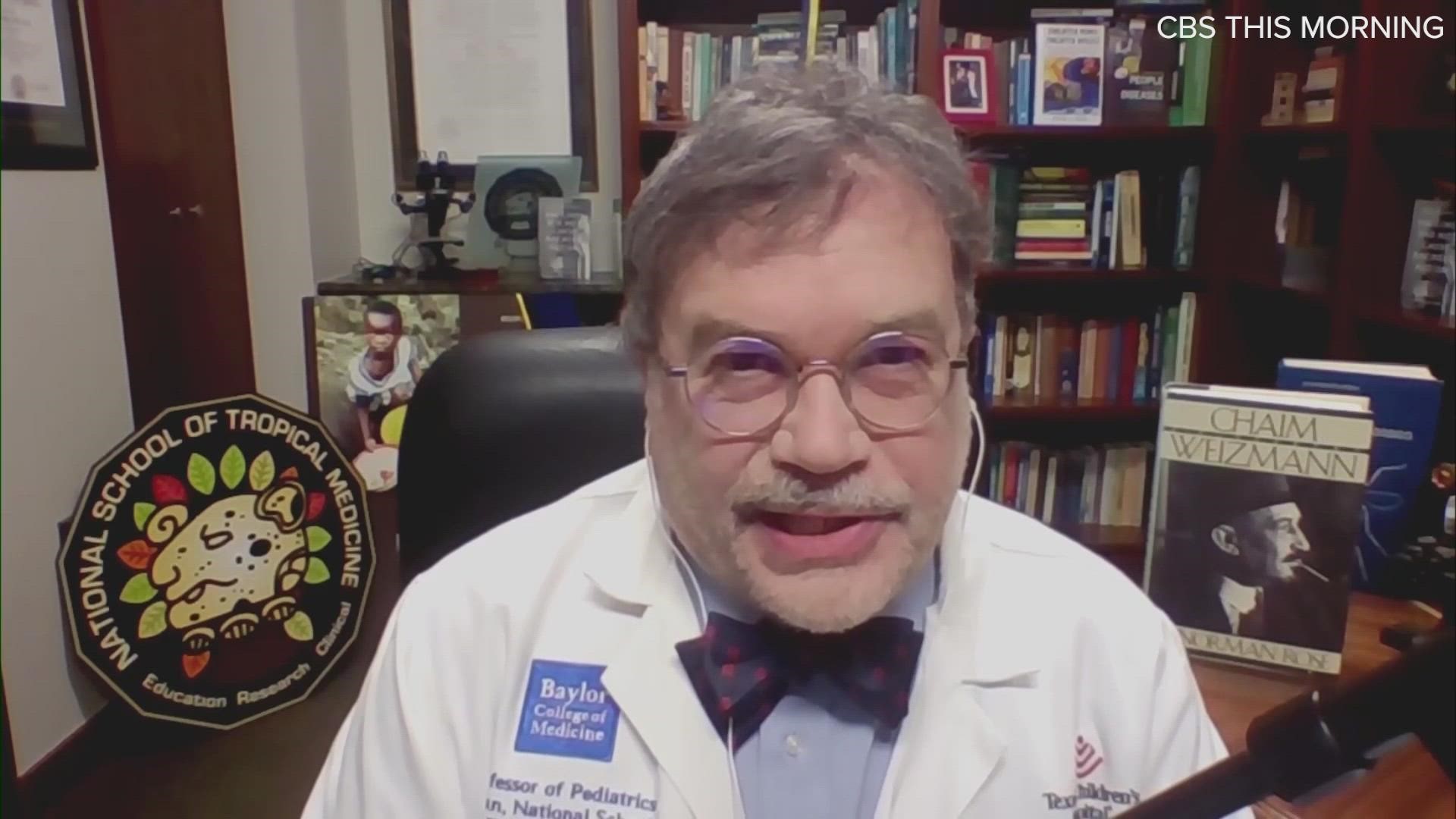 In an interview on CBS This morning, Dr. Hotez talked about cases on the rise and his concern with crowds.