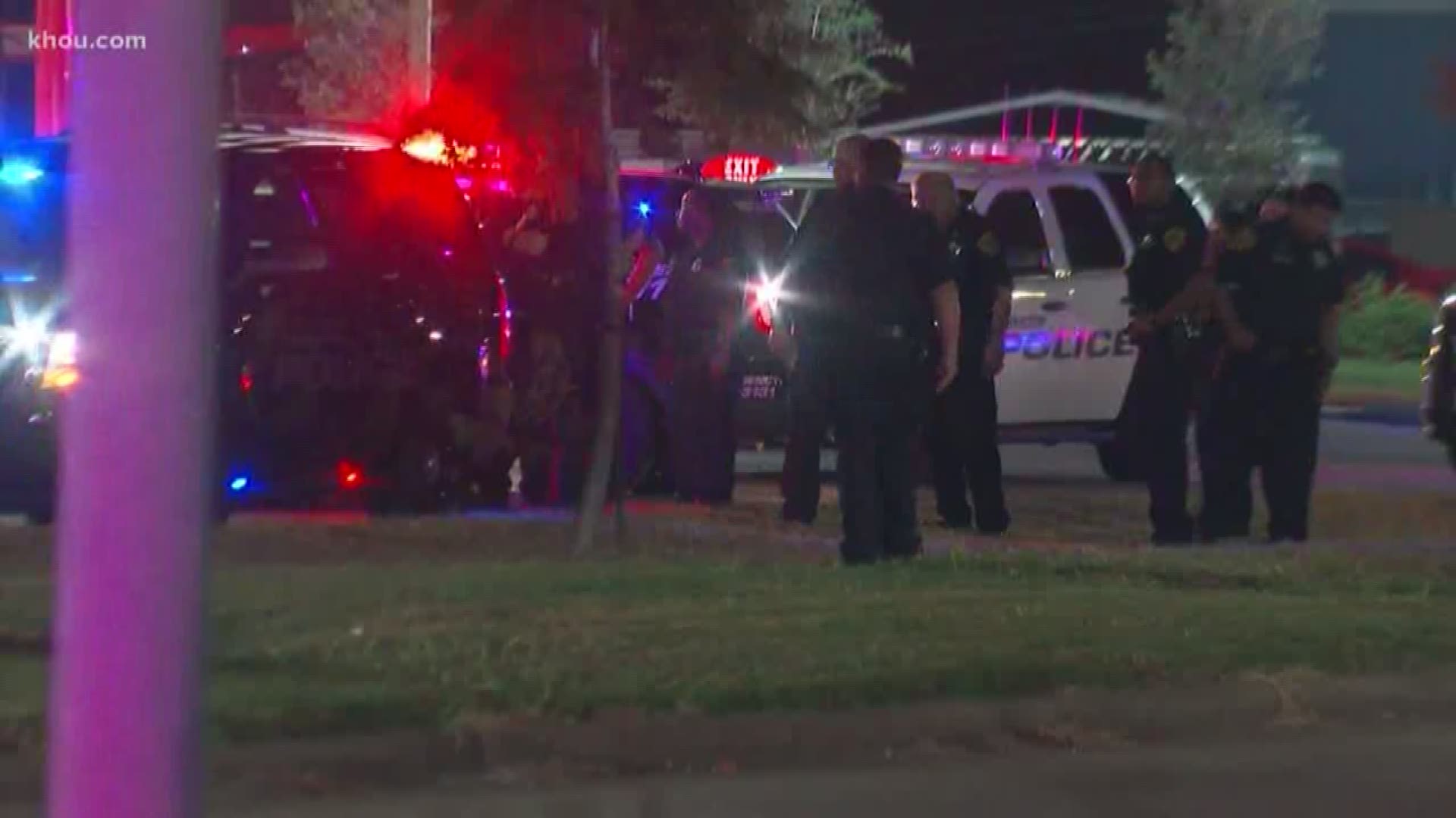 KHOU 11's Michelle Choi reports from southwest Houston where a gunman is in custody for allegedly shooting a deputy constable in his bulletproof vest.