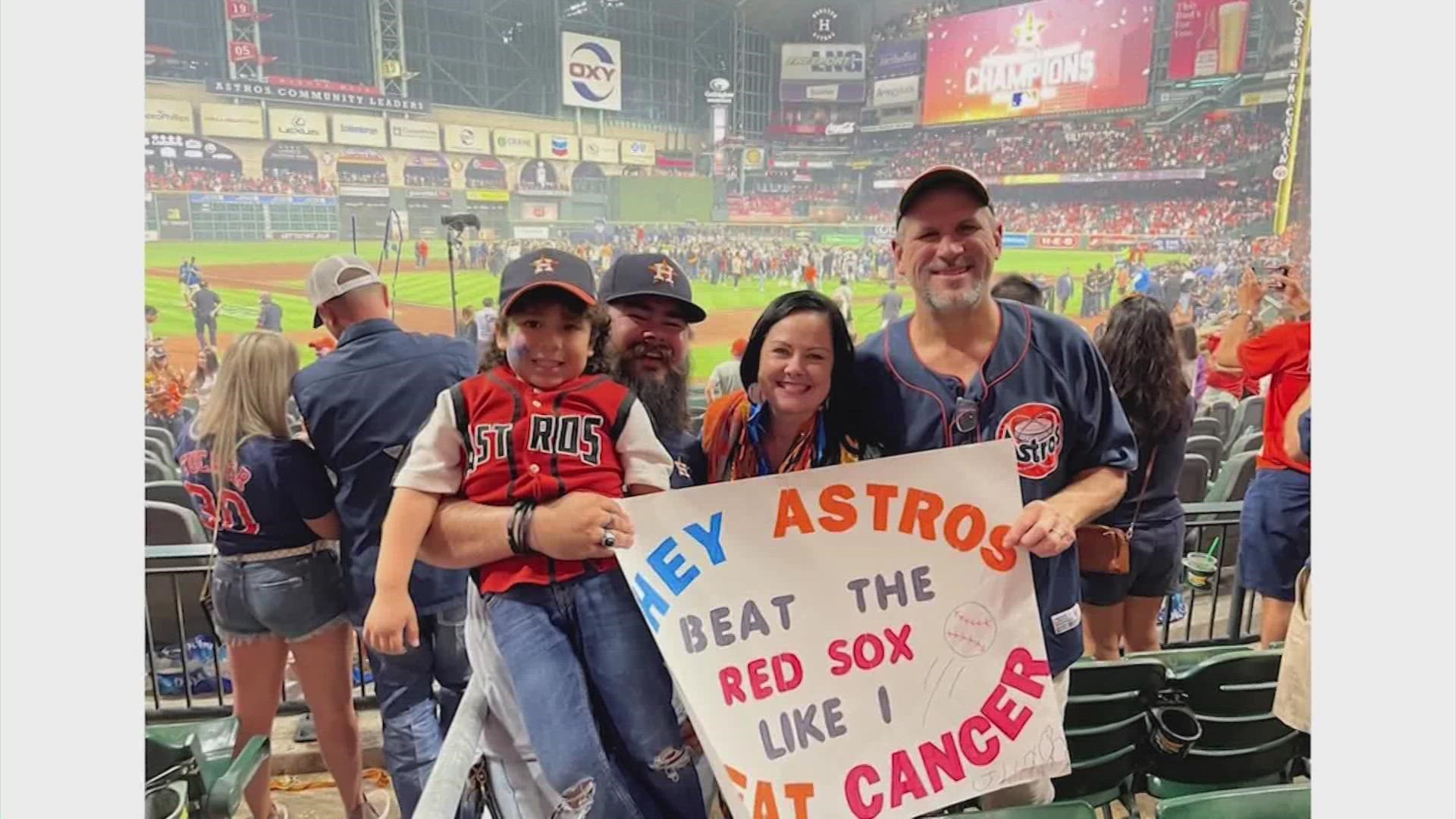 After beating cancer, Judah, 4, has this message for the 'Stros