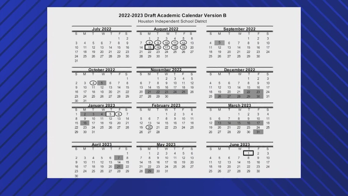 HISD approves 202223 academic calendar