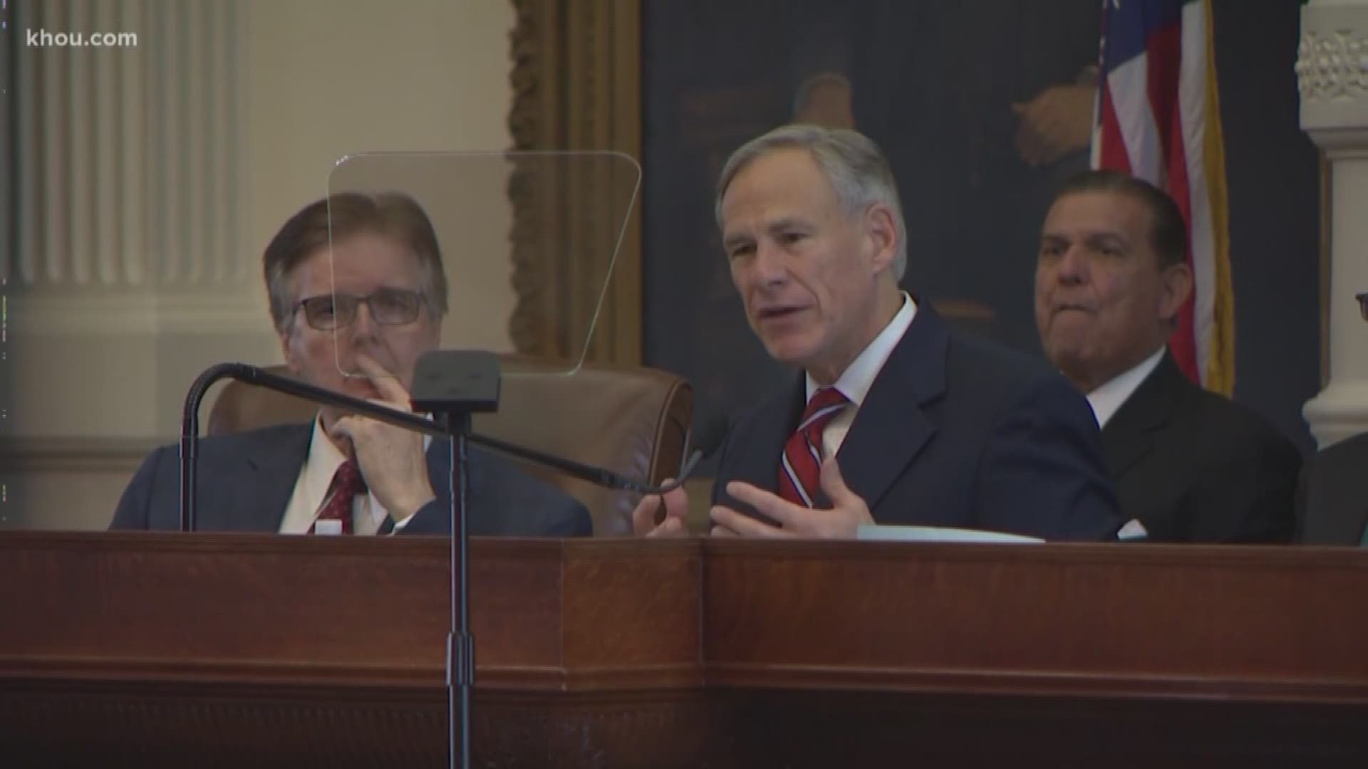 Gov. Greg Abbott declared school safety and teachers' salaries "emergency items" during his State of the State address.