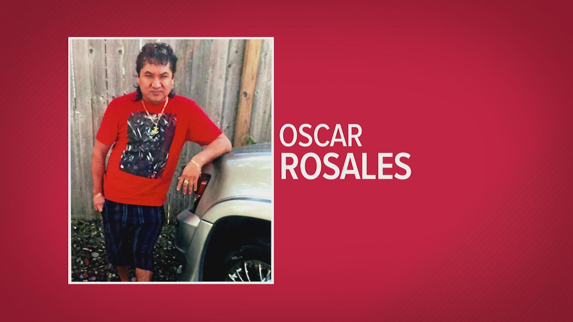 A $60,000 reward is being offered for 51-year-old Oscar Rosales, identified by HPD as the shooter who gunned down Precinct 5 Cpl. Charles Galloway.