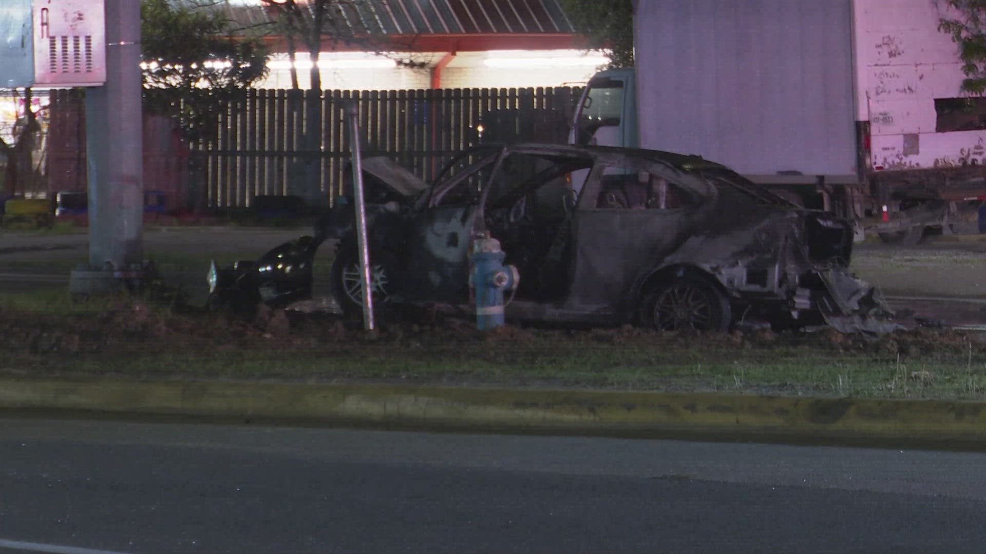 There were a series of fatal crashes Sunday night in the Houston area.