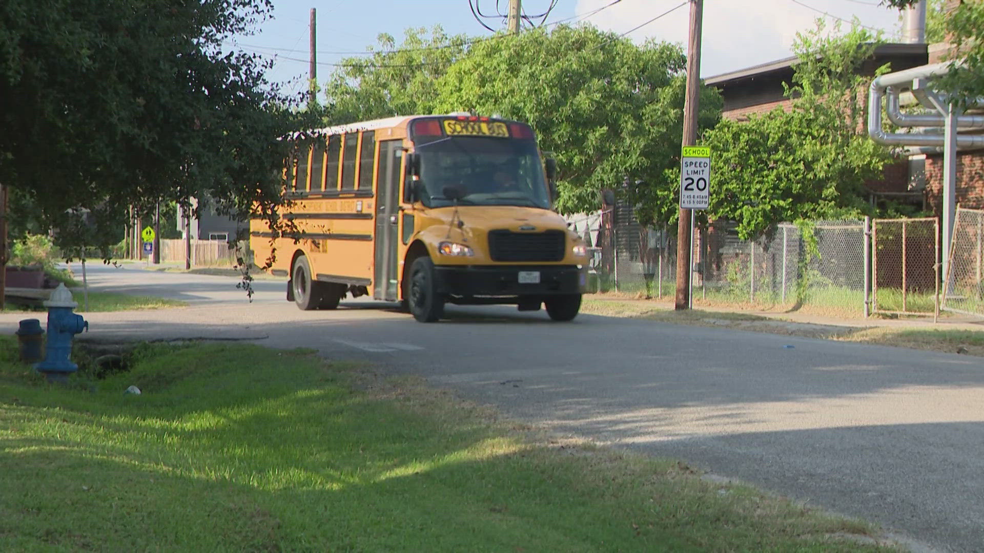 In online forums, parents are discussing Cy-Fair ISD's new bus policy and questioning the prevalence of students walking to nearby schools.