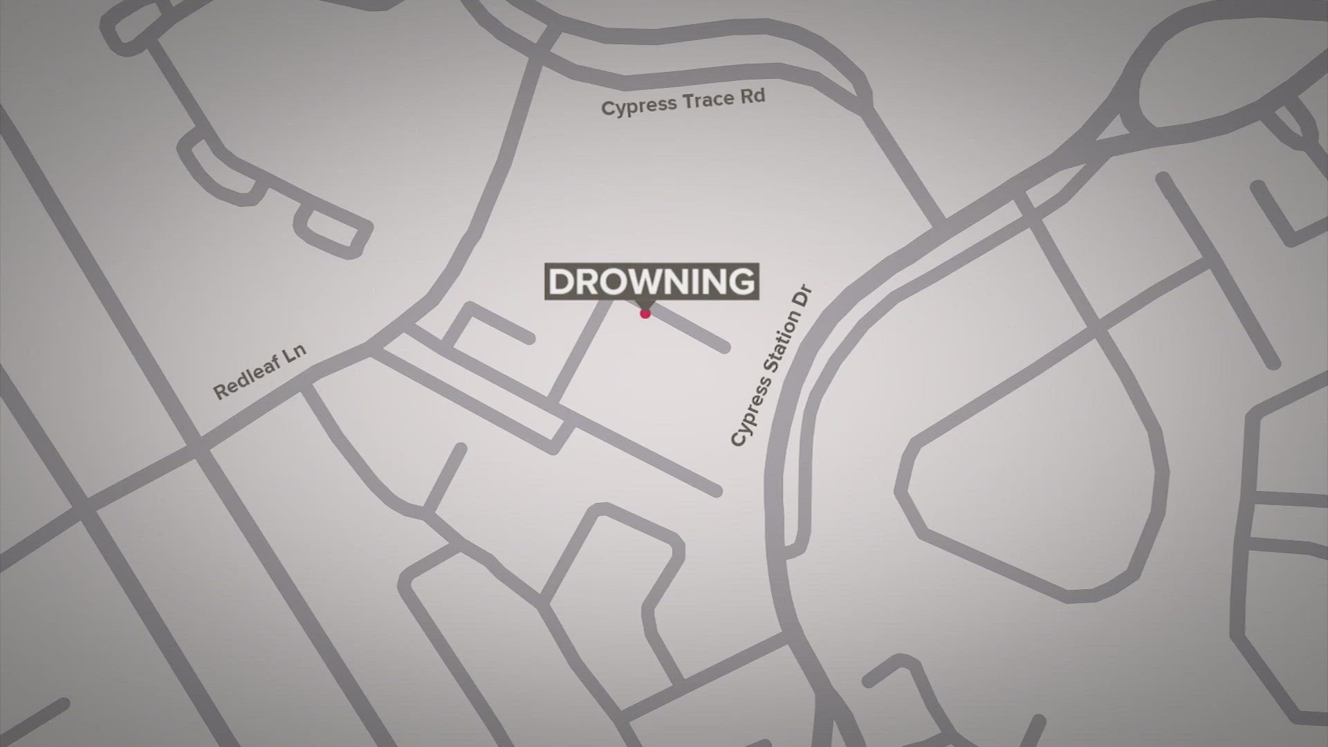 A 9-month-old child died Sunday after drowning at an apartment complex off Cypress Station near the North Freeway.