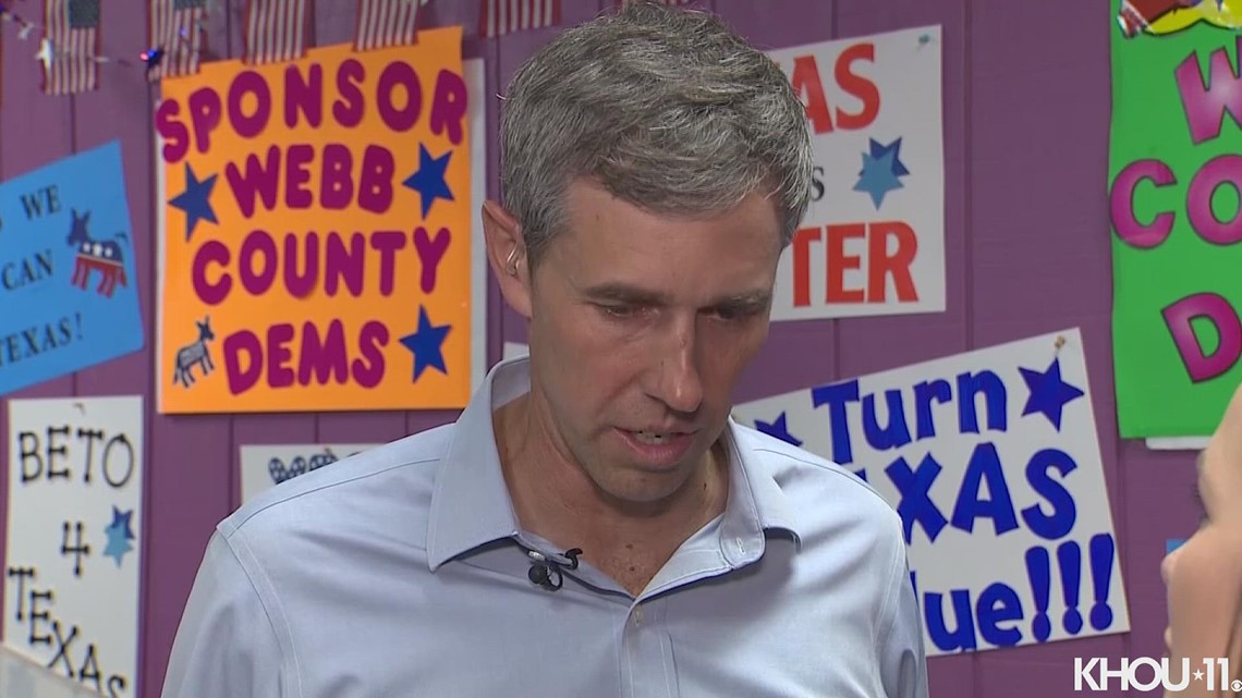 Beto O'Rourke speaks to KHOU 11's Janelle Bludau the day after he announces gubernatorial campaign