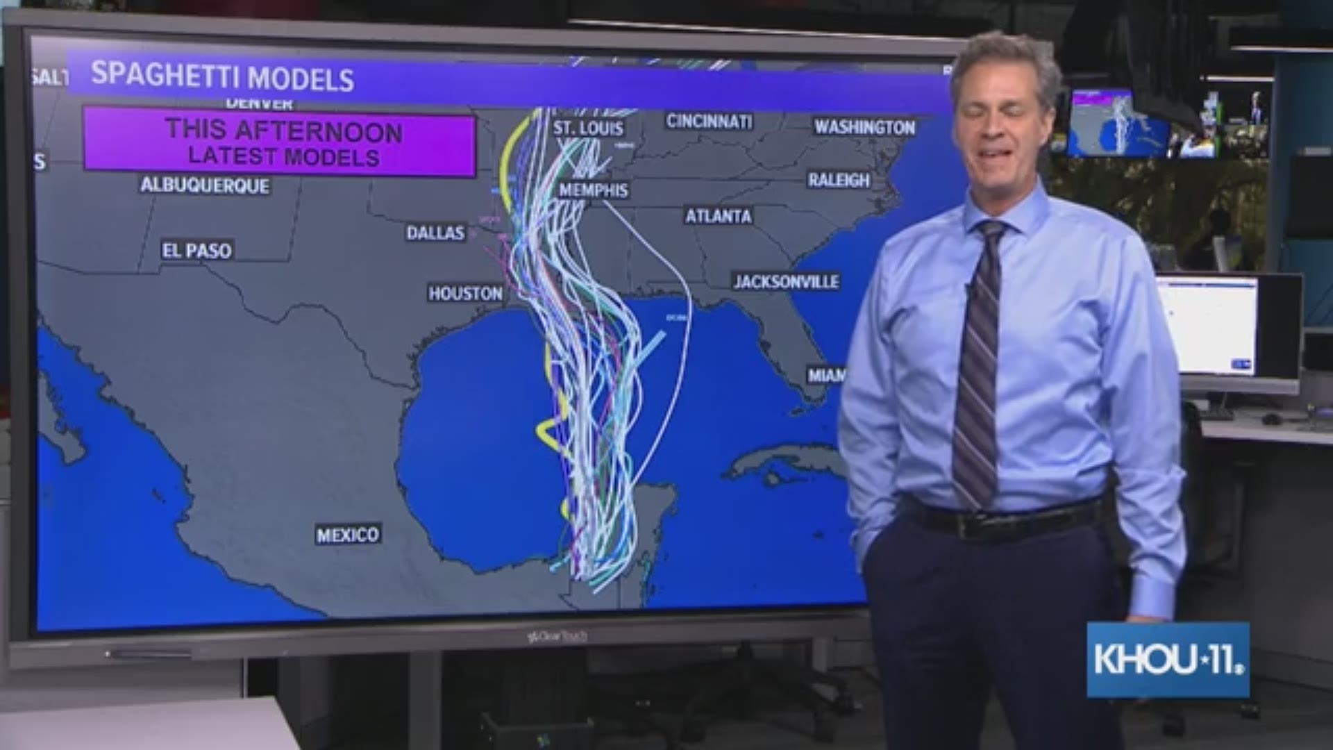 KHOU Chief Meteorologist David Paul is tracking Tropical Depression Cristobal.