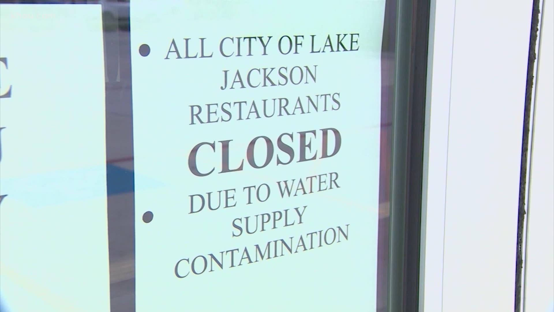 Lake Jackson is currently under a boil water notice as state and local officials work to flush and disinfect the city's water supply.