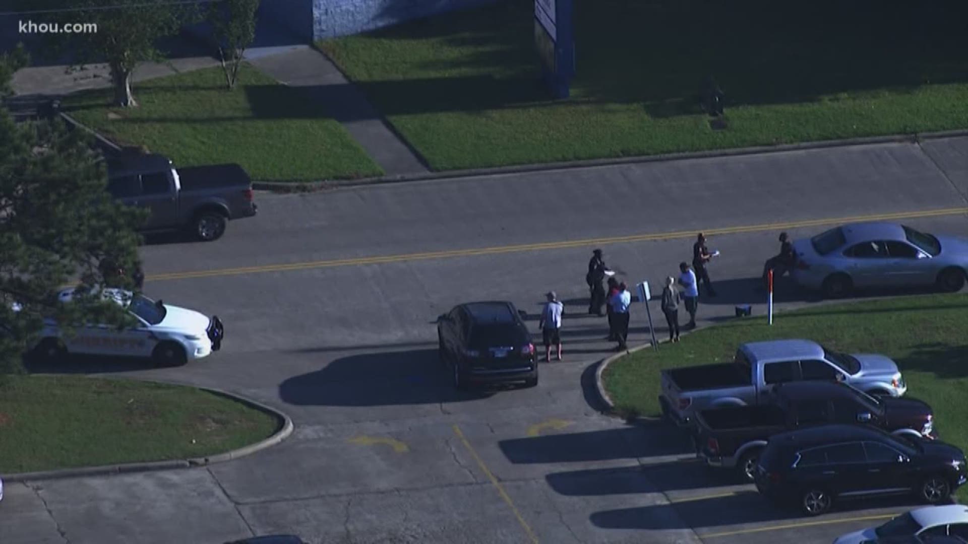 A driver struck a juvenile near Atascocita Middle School on Tuesday morning, the Harris County Sheriff's Office confirms.