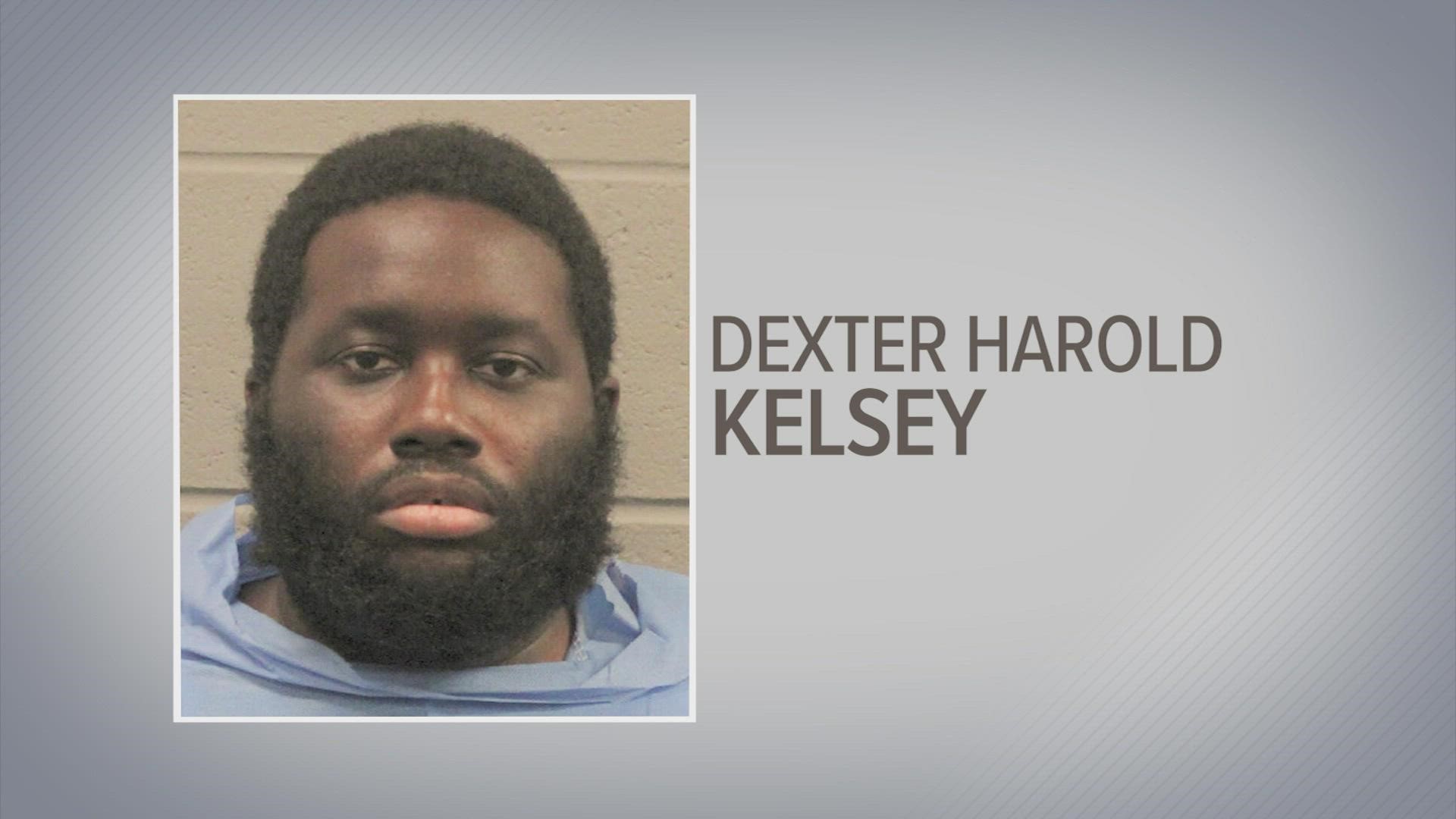 According to a law enforcement source, 25-year-old Dexter Kelsey confessed and said he was hearing voices.