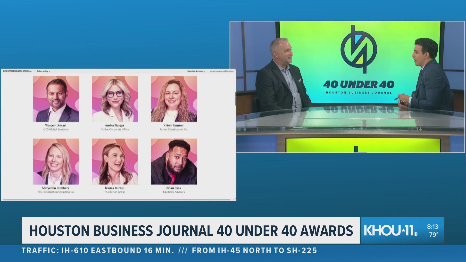 Inside Houston Business Journal's 40 Under 40 Awards | khou.com