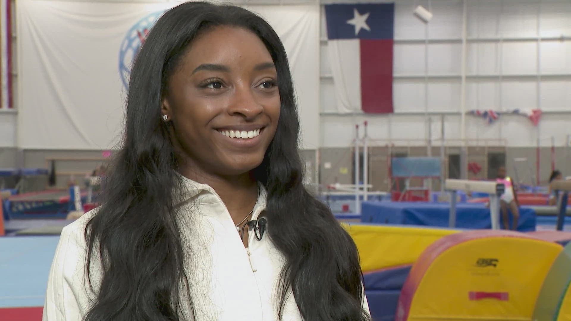 KHOU 11's Jason Bristol sat down with Simone Biles after her most recent Olympics run in Paris.